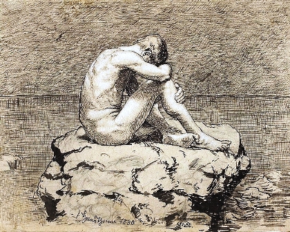 Art: "Loneliness" by Hans Thoma 